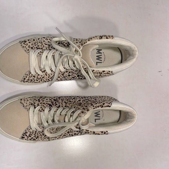 Madewell size 7.5 Leopard sneakers. Gently used in excellent condition. - Picture 1 of 7
